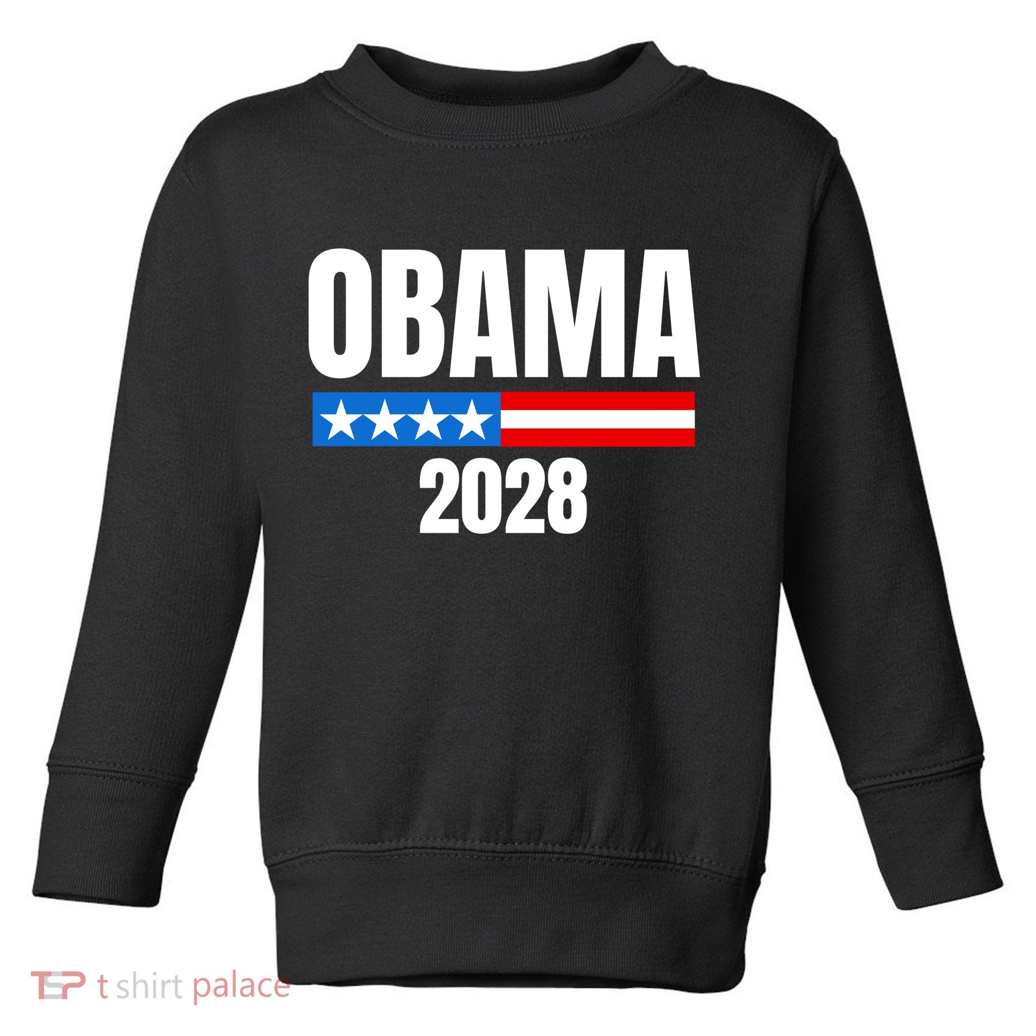 Michelle Obama For President Obama 2028 Toddler Sweatshirt