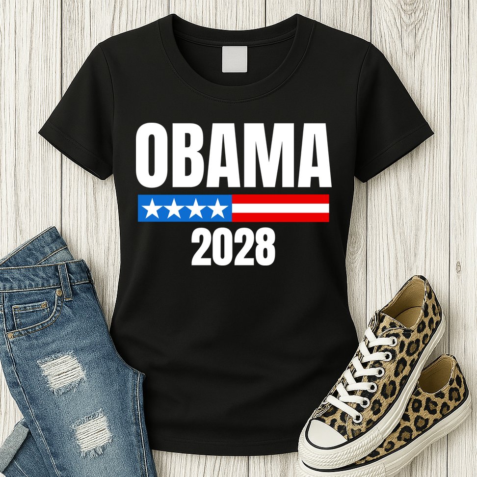 Michelle Obama For President Obama 2028 Womens T-Shirt