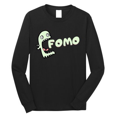 Master Of Fomo Fear of missing out at the stock exchange Long Sleeve Shirt