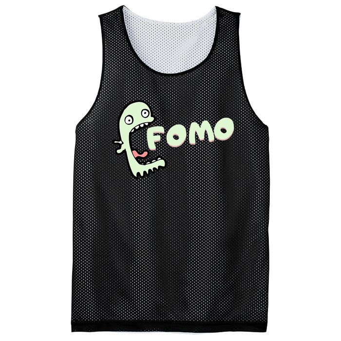 Master Of Fomo Fear of missing out at the stock exchange Mesh Reversible Basketball Jersey Tank