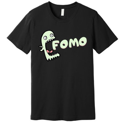 Master Of Fomo Fear of missing out at the stock exchange Premium T-Shirt