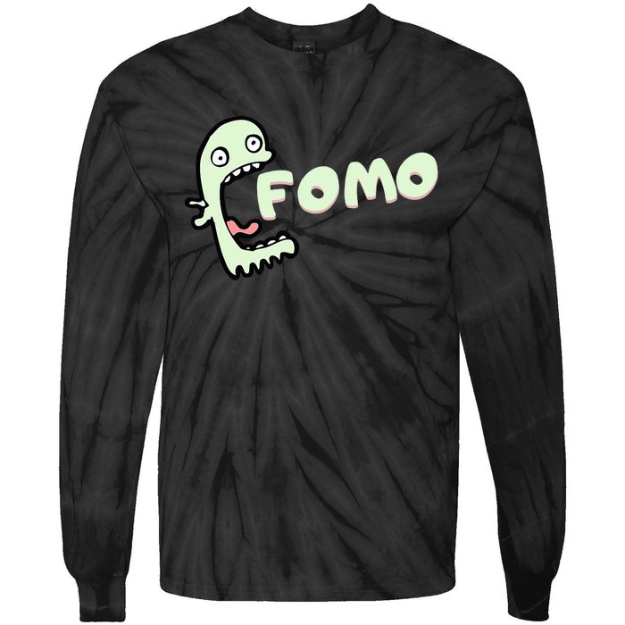 Master Of Fomo Fear of missing out at the stock exchange Tie-Dye Long Sleeve Shirt