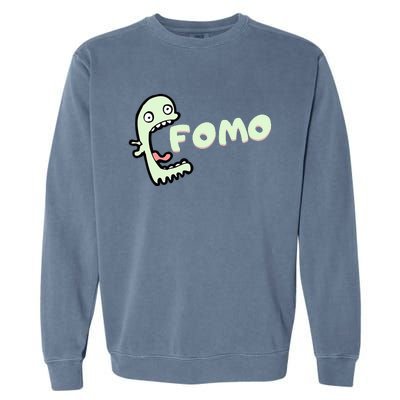 Master Of Fomo Fear of missing out at the stock exchange Garment-Dyed Sweatshirt