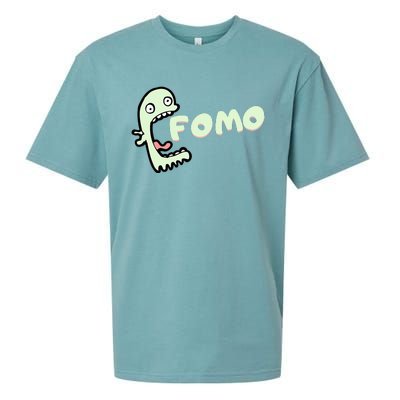 Master Of Fomo Fear of missing out at the stock exchange Sueded Cloud Jersey T-Shirt