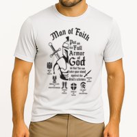 Man of faith put on the full armor of god christian Performance Shirt