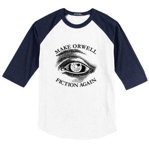 Make Orwell Fiction Again 1984 Baseball Sleeve Shirt