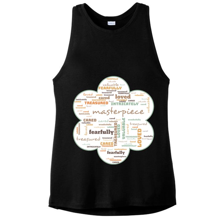 Masterpiece Of God Gift Ladies PosiCharge Tri-Blend Wicking Tank