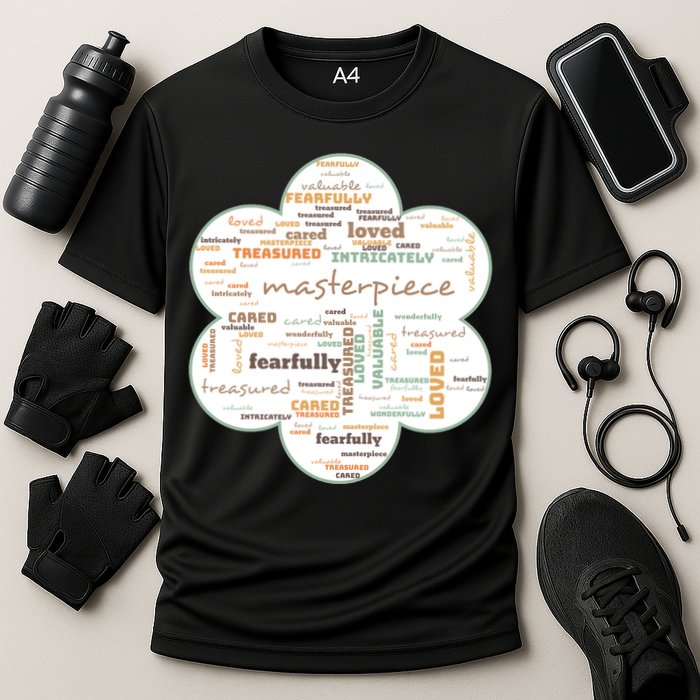 Masterpiece Of God Gift Cooling Performance Crew T-Shirt