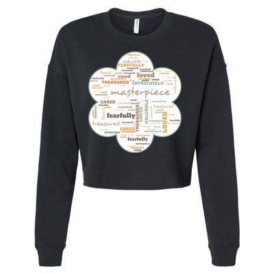 Masterpiece Of God Gift Cropped Pullover Crew