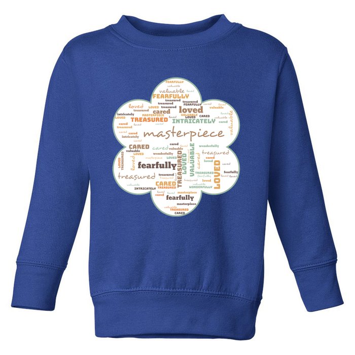 Masterpiece Of God Gift Toddler Sweatshirt