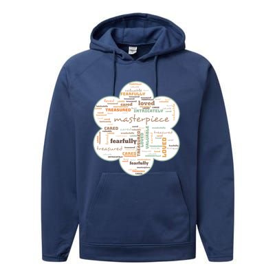 Masterpiece Of God Gift Performance Fleece Hoodie