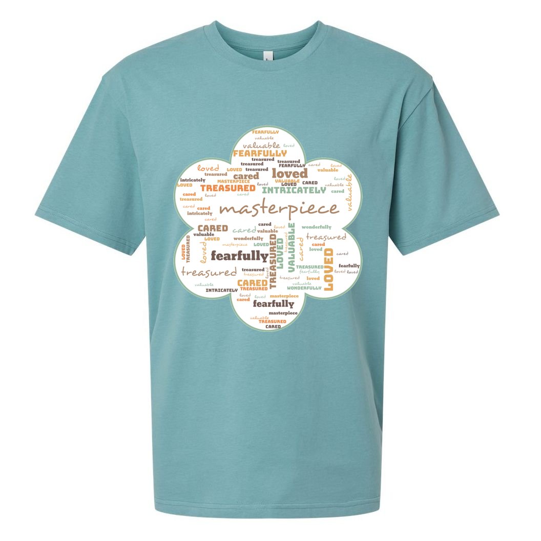 Masterpiece Of God Gift Sueded Cloud Jersey T-Shirt