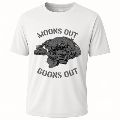 MoonS Out Goons Out Skull Helmet Nvgs Nsw Swcc Dbg Pin Performance Shirt