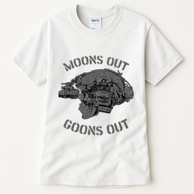 MoonS Out Goons Out Skull Helmet Nvgs Nsw Swcc Dbg Pin Tall T-Shirt