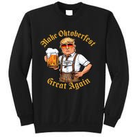 Make Oktoberfest Great Again Funny Trump Drink Beer Prost Sweatshirt