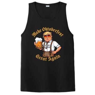 Make Oktoberfest Great Again Funny Trump Drink Beer Prost PosiCharge Competitor Tank