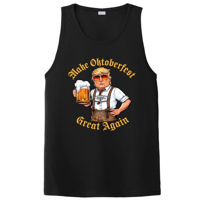 Make Oktoberfest Great Again Funny Trump Drink Beer Prost PosiCharge Competitor Tank