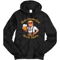 Make Oktoberfest Great Again Funny Trump Drink Beer Prost Tie Dye Hoodie