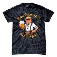 Make Oktoberfest Great Again Funny Trump Drink Beer Prost Tie-Dye T-Shirt