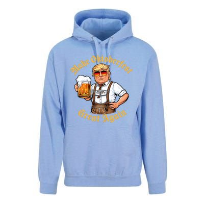 Make Oktoberfest Great Again Funny Trump Drink Beer Prost Unisex Surf Hoodie