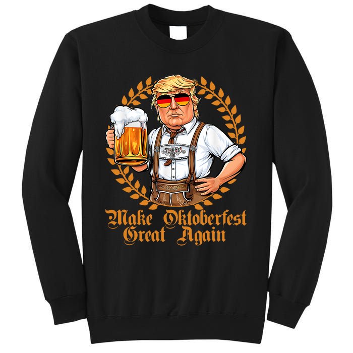 Make Oktoberfest Great Again Beerfest Wurstfest Funny Sweatshirt