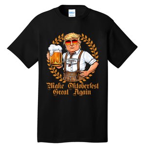 Make Oktoberfest Great Again Beerfest Wurstfest Funny Tall T-Shirt