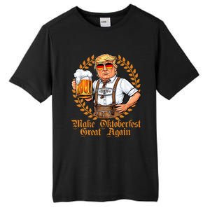 Make Oktoberfest Great Again Beerfest Wurstfest Funny Tall Fusion ChromaSoft Performance T-Shirt