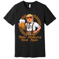 Make Oktoberfest Great Again Beerfest Wurstfest Funny Premium T-Shirt