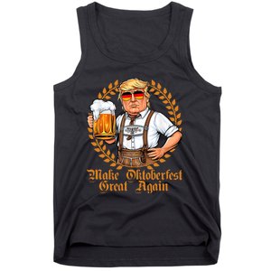 Make Oktoberfest Great Again Beerfest Wurstfest Funny Tank Top