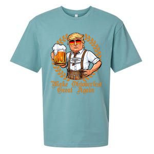 Make Oktoberfest Great Again Beerfest Wurstfest Funny Sueded Cloud Jersey T-Shirt