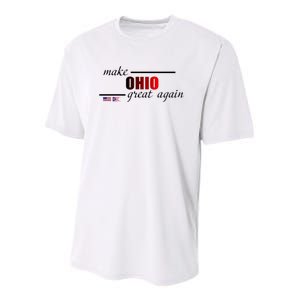 Make Ohio Great Again Youth Performance Sprint T-Shirt