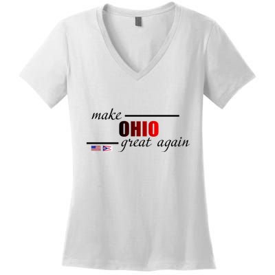 Make Ohio Great Again Women's V-Neck T-Shirt