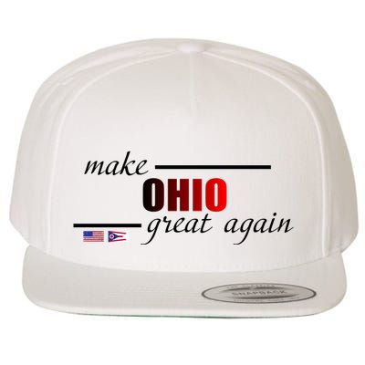 Make Ohio Great Again Wool Snapback Cap