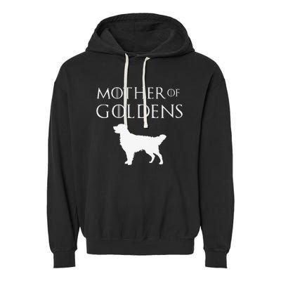 Mother of Goldens Golden Retriever Lover & Gift Garment-Dyed Fleece Hoodie