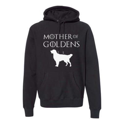 Mother of Goldens Golden Retriever Lover & Gift Premium Hoodie