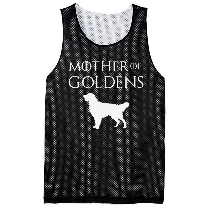 Mother of Goldens Golden Retriever Lover & Gift Mesh Reversible Basketball Jersey Tank