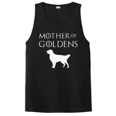 Mother of Goldens Golden Retriever Lover & Gift PosiCharge Competitor Tank