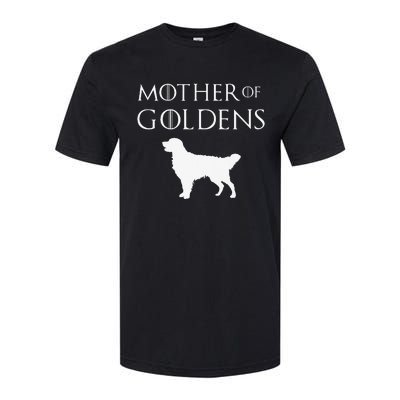 Mother of Goldens Golden Retriever Lover & Gift Softstyle CVC T-Shirt