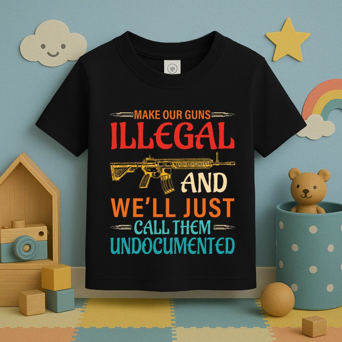 Make Our Guns Illegal And WeLl Just Call Them Undocumented Toddler T-Shirt