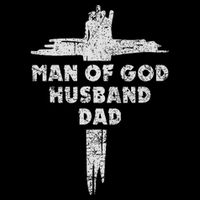 Man Of God Husband Dad Christian Faith Fathers Day Dad Gift Cooling Performance Crew T-Shirt