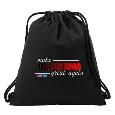 Make Oklahoma Great Again Drawstring Bag