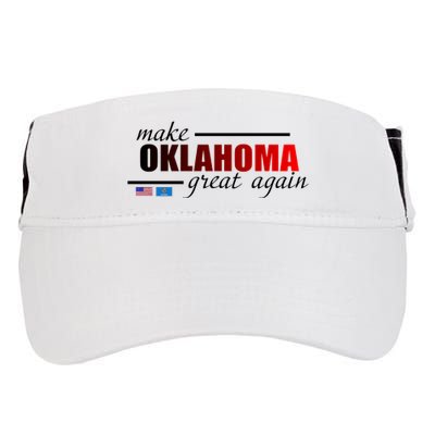 Make Oklahoma Great Again Adult Drive Performance Visor