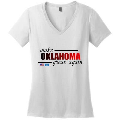 Make Oklahoma Great Again Women's V-Neck T-Shirt