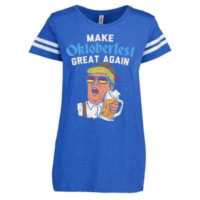 Make Oktoberfest Great Again Funny Trump Drink Beer Mug Gift Enza Ladies Jersey Football T-Shirt