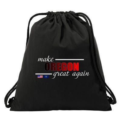 Make Oregon Great Again Drawstring Bag
