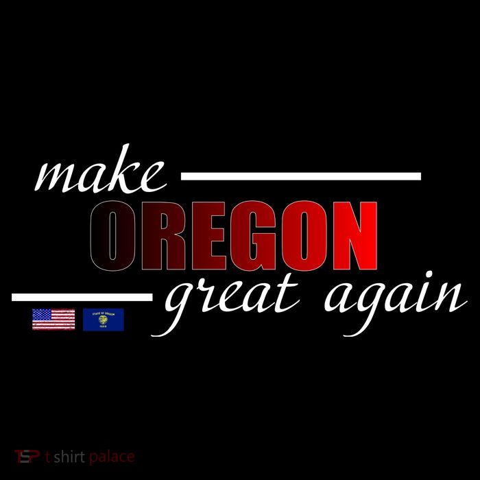 Make Oregon Great Again Drawstring Bag