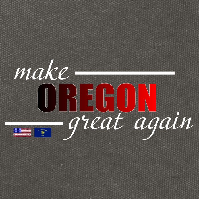 Make Oregon Great Again Cotton Canvas Backpack