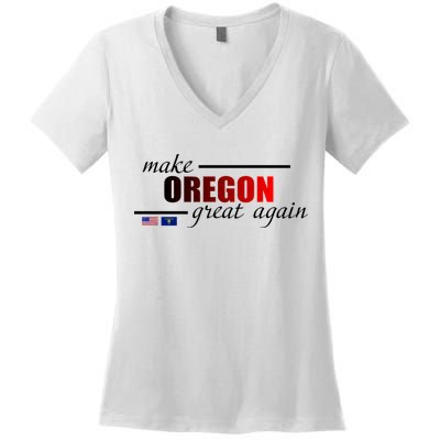 Make Oregon Great Again Women's V-Neck T-Shirt