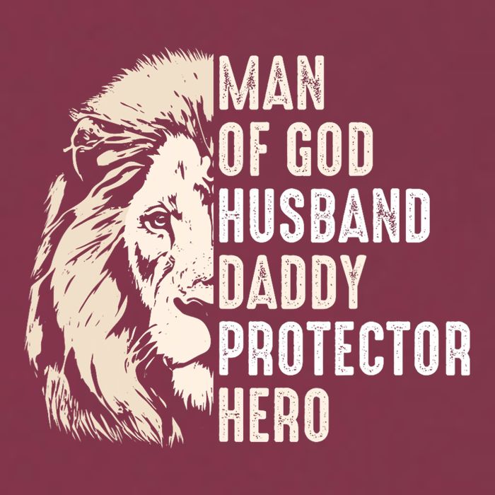 Man Of God Husband Daddy Protector Hero Lion 16oz Travel Tumbler