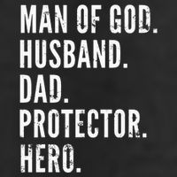 Man of God Husband Dad Protector Hero 15oz Campfire Ceramic Mug